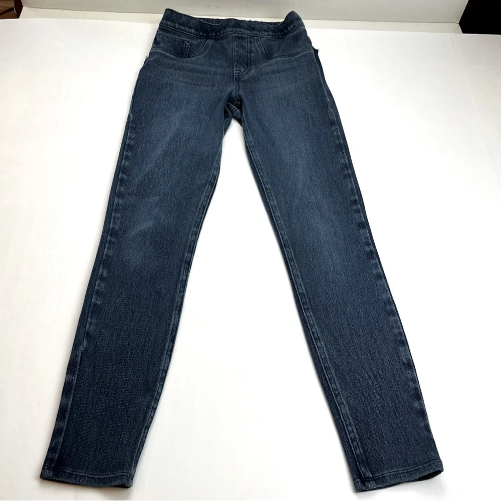 SPANX Womens Size XS Blue Denim Jean Jeggings Two Pocket Slimming Shaping Preppy